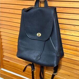 Vintage coach daypack backpack black